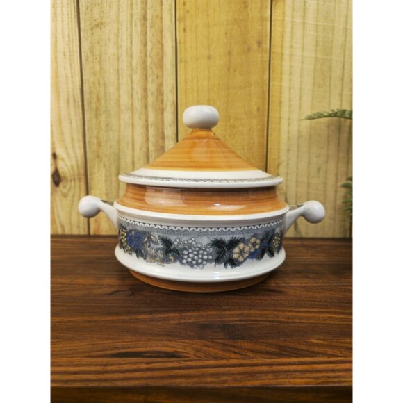 Vintage Goebel Burgund Serving Set - Picture 3 of 16